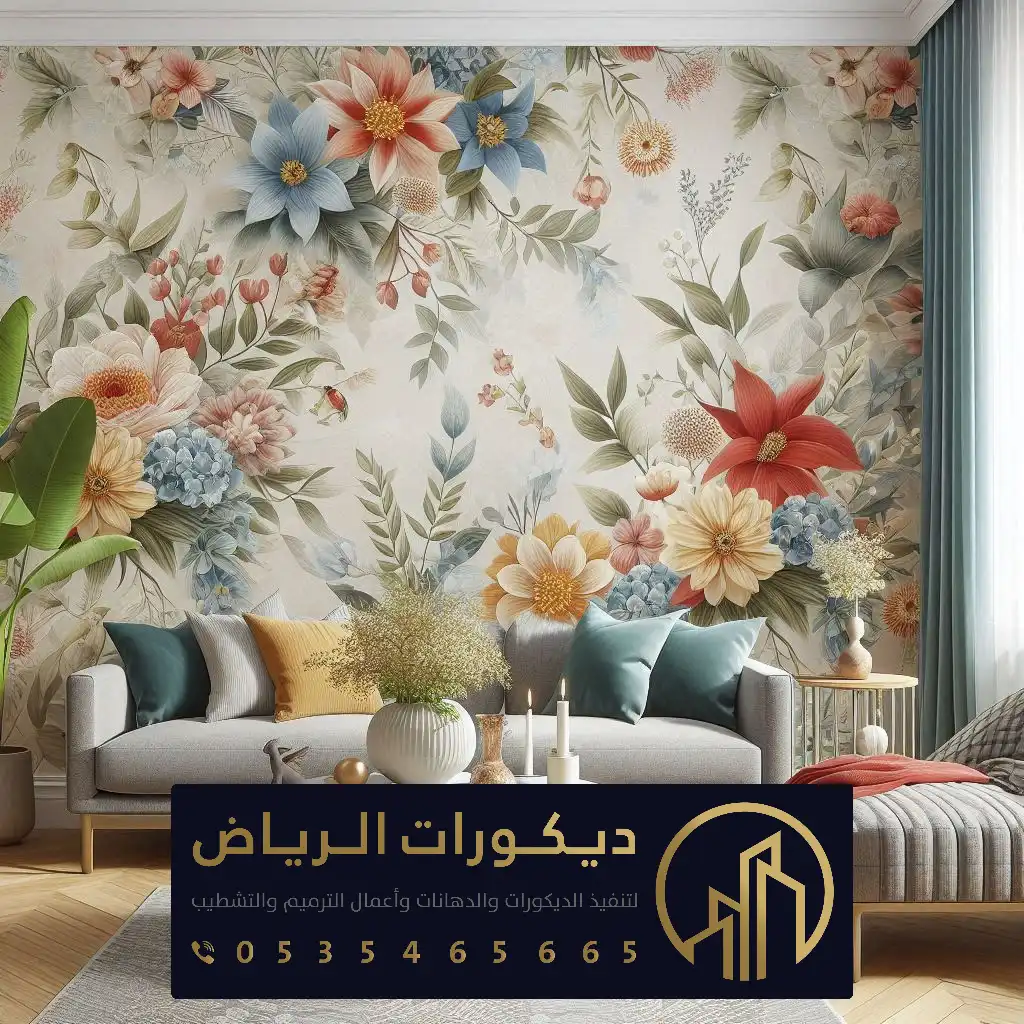 أحدث تصميمات ورق حائط 3d بالرياض