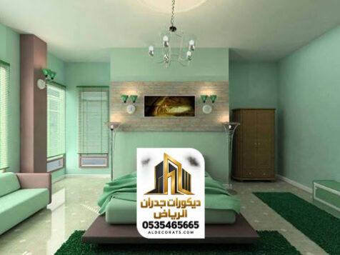 الرئيسية 29 دهانات داخلية شمال الرياض باللون الأخضر وتنسيق غرفة نوم